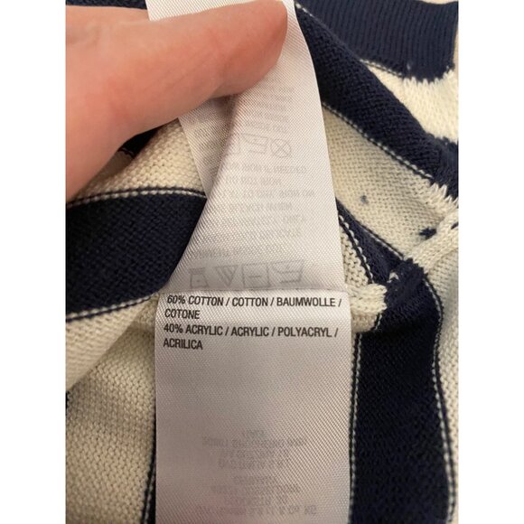 Quacker Factory Nautical Striped Knit Tunics Red & Navy Anchor Design XXS - Picture 5 of 10